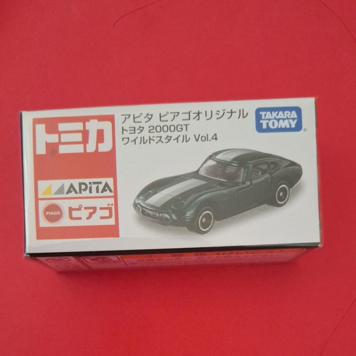 ミニカー 1/59 トヨタ 2000GT (ダークグリーン×ホワイト) 「トミカ ワイルドスタイル Vol.4」 アピタ ピアゴ 