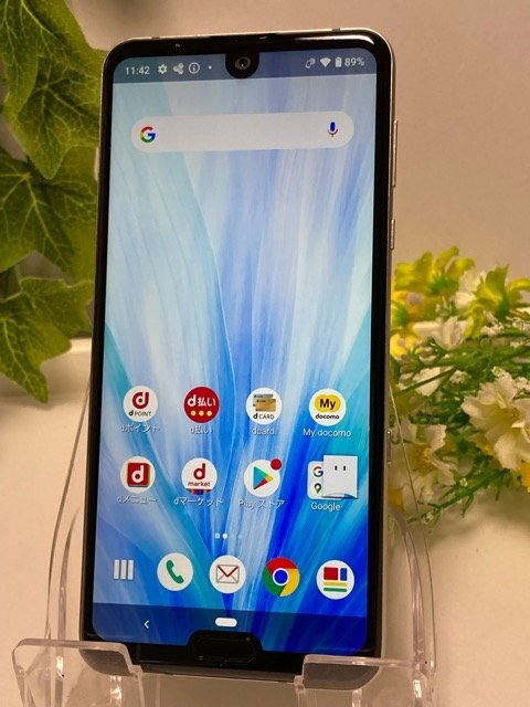 現状 AQUOS R3 SH-04L [128GB] docomo プラチナホワイト スマホ本体 ジャンク扱い Y28の画像1