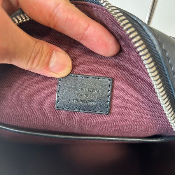 ★50 高級 Louis Vuitton ルイヴィトン トーレス モノグラム マカサー 斜め掛け レザー 総柄 LV メンズ カメラ ショルダー バッグ 鞄_画像9