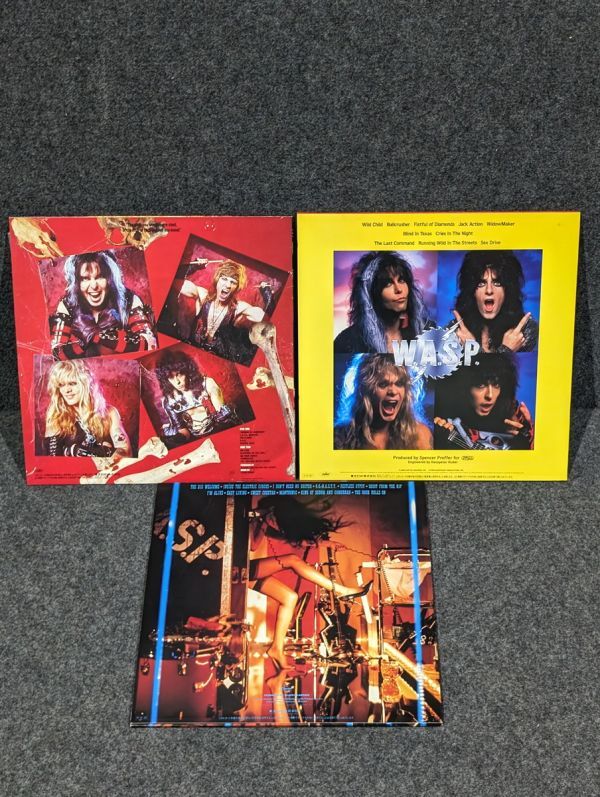 5-178-80 LP★【ポスター付】 W.A.S.P. レコード３点まとめ★「エレクトリック・サーカス」「ザ・ラスト・コマンド」「魔人伝」当時物 WASP_画像9