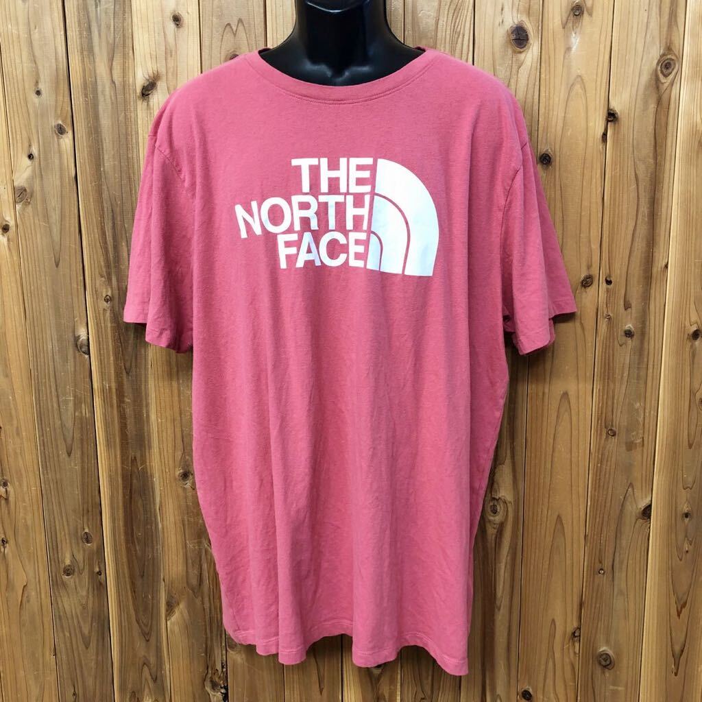 THE NORTH FACE /ノースフェイス /メンズXXL 半袖 Tシャツ トップス ビッグロゴ プリントTシャツ アウトドア 古着 大きいサイズ_画像2