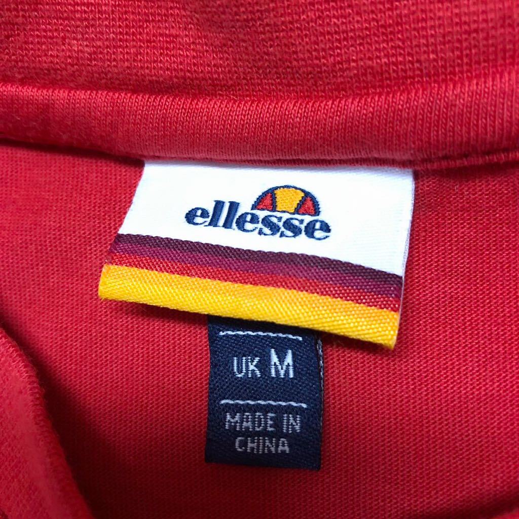 ellesse /エレッセ /メンズM 半袖Tシャツ トップス ビッグロゴ プリントTシャツ スポーツ カジュアル 古着_画像8