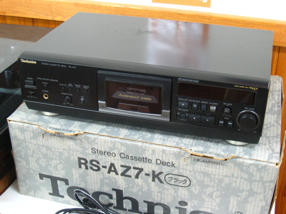 [Technics] 3 head cassette deck [RS-AZ7]( Junk )amorufa Hsu Z reproduction head installing 