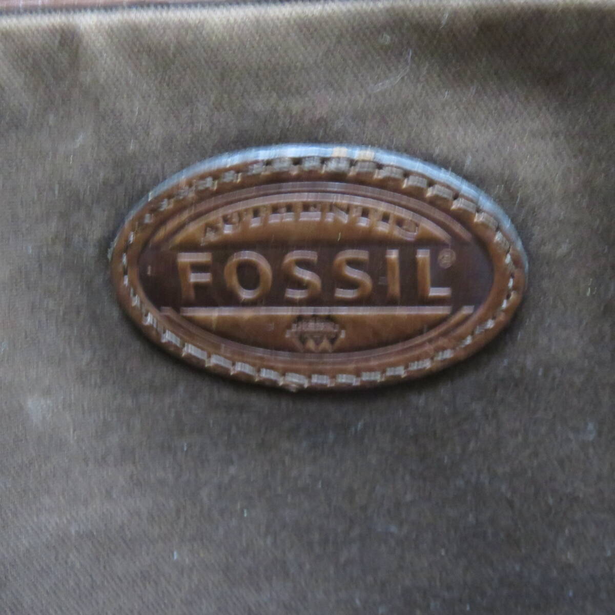 FOSSIL フォッシル レザー メッセンジャーバッグ ショルダーバッグ 　ブラウン A4 メンズ_画像10