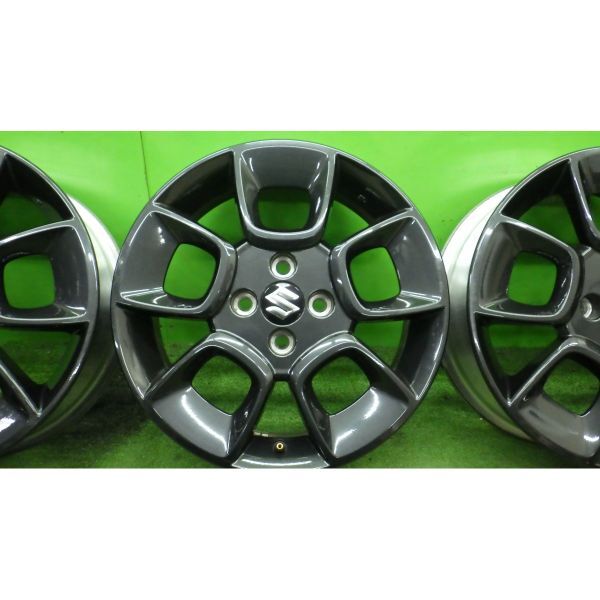 クロスビー スイフト等に■ENKEI製 SUZUKI/スズキ 純正アルミホイール 16x5J 4穴 100 +40 4本SET■中古 目立つ傷がなく美品■帯広手渡し可_画像7