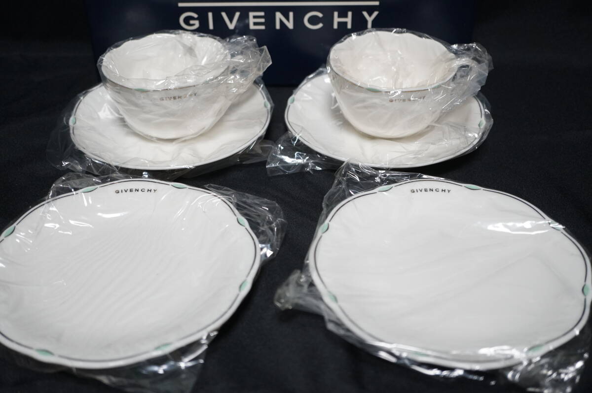 [AD8] Givenchy pair mo- person g set cup &so-sa2 customer + bread plate 2 sheets 