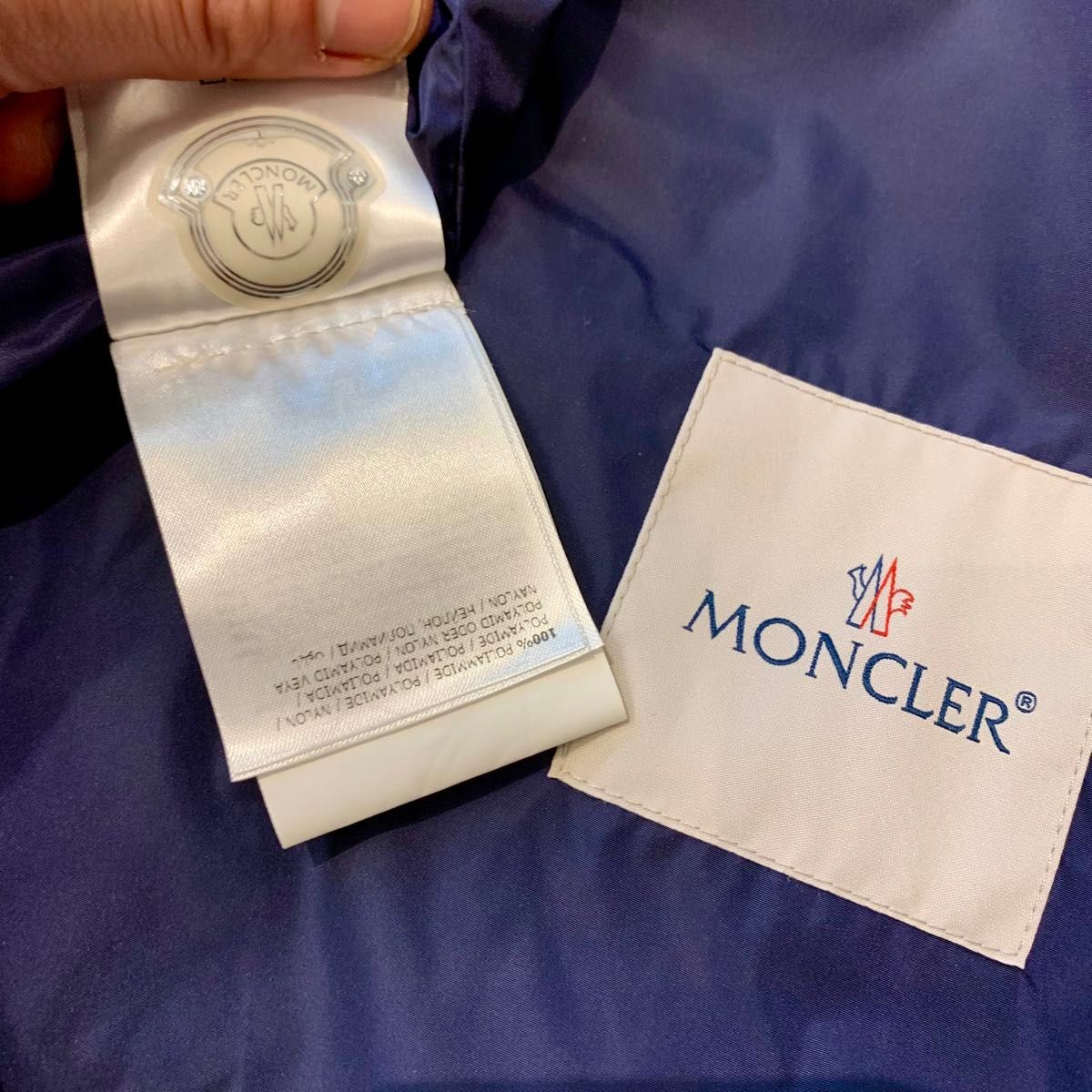 MONCLER モンクレール ブルゾン ナイロンパーカー サイズ3 正規品  ネイビー 