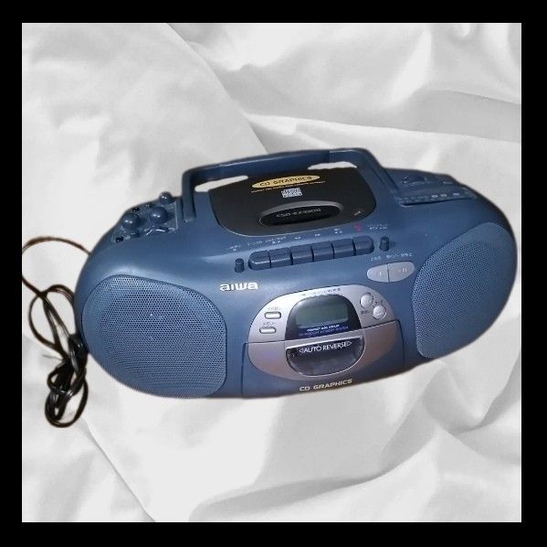 【値下げ不可】アイワ CD カセット ラジオ プレーヤー  CSD-EX330G