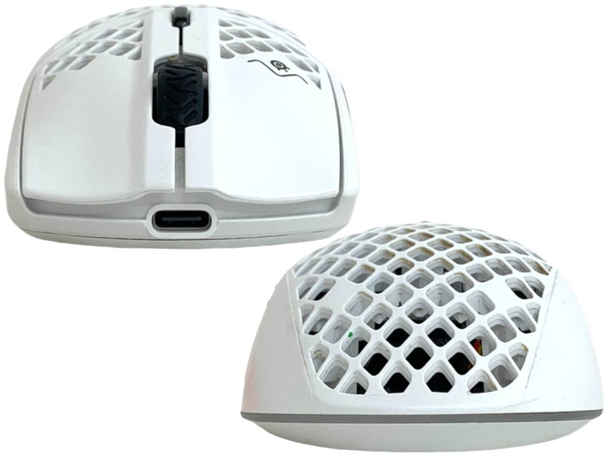 steelseries (スティールシリーズ) Aerox 3 Wireless マウス ワイヤレス パソコン周辺機器 Bluetooth 防水性 62608 ホワイト 家電/004_画像3