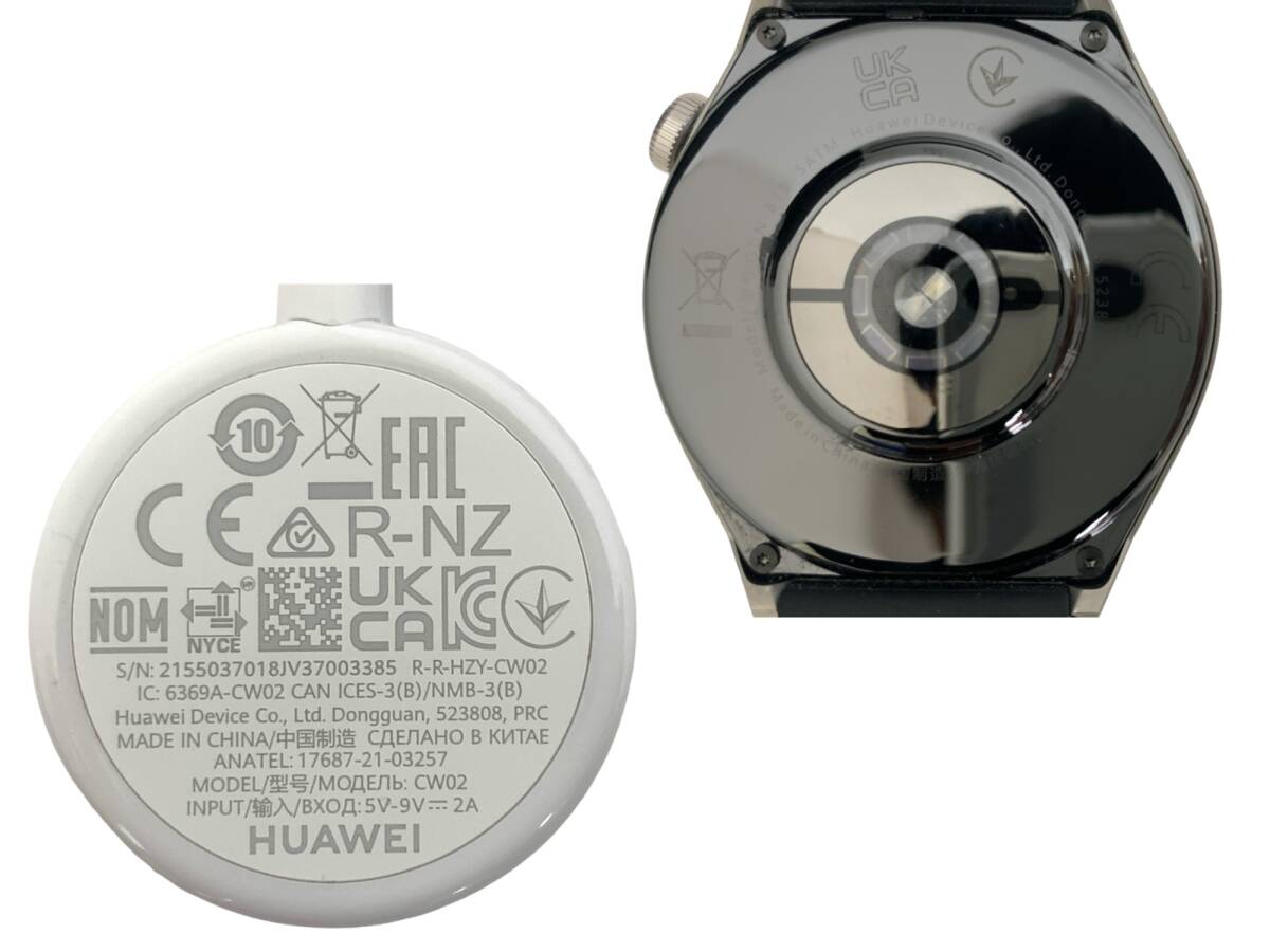 Huawei (ファーウェイ) HUAWEI WATCH GT 3 Pro-CFC アクティブモデル スマートウォッチ チタンケース 防水性 ODN-B19 ブラック 家電/004_画像7