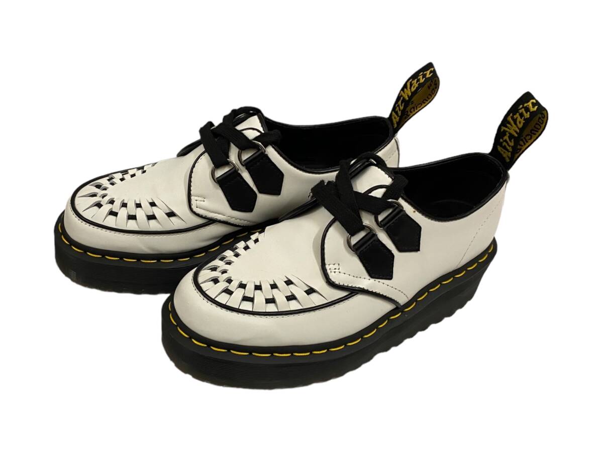 Dr.Martens (ドクターマーチン) SIDNEY シドニー レザーシューズ AW006 GV06U 厚底 UK7 ホワイト メンズ/078_画像1