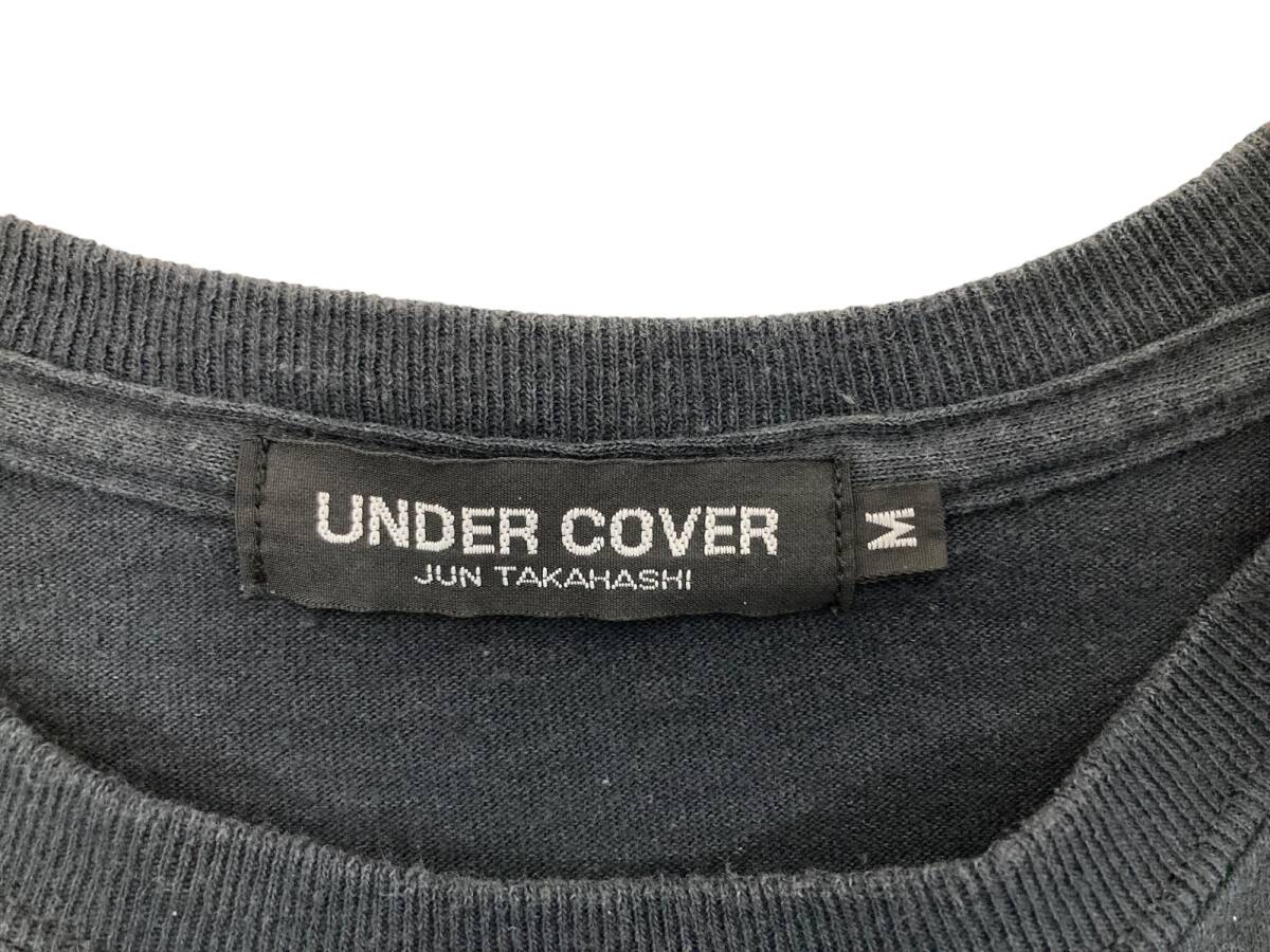 UNDER COVER (アンダーカバー) MAD STORE TEE Uロゴ マッドストア Tシャツ 半袖 シングルステッチ M ブラック メンズ/028_画像3