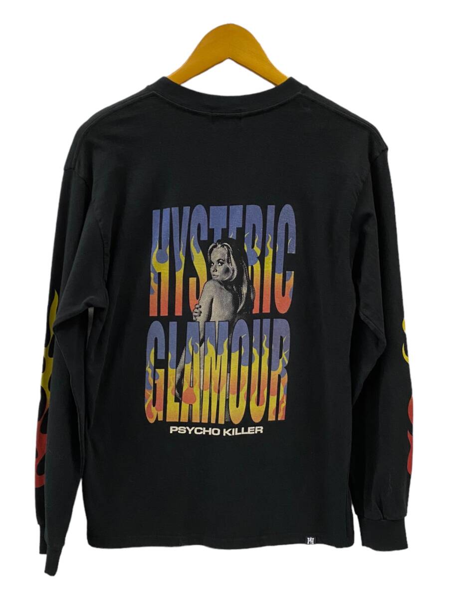 HYSTERIC GLAMOUR (ヒステリックグラマー) 19AW PSYCHO KILLER サイコキラー 長袖Tシャツ ロンT 02193CL05 S ブラック メンズ/078の画像1