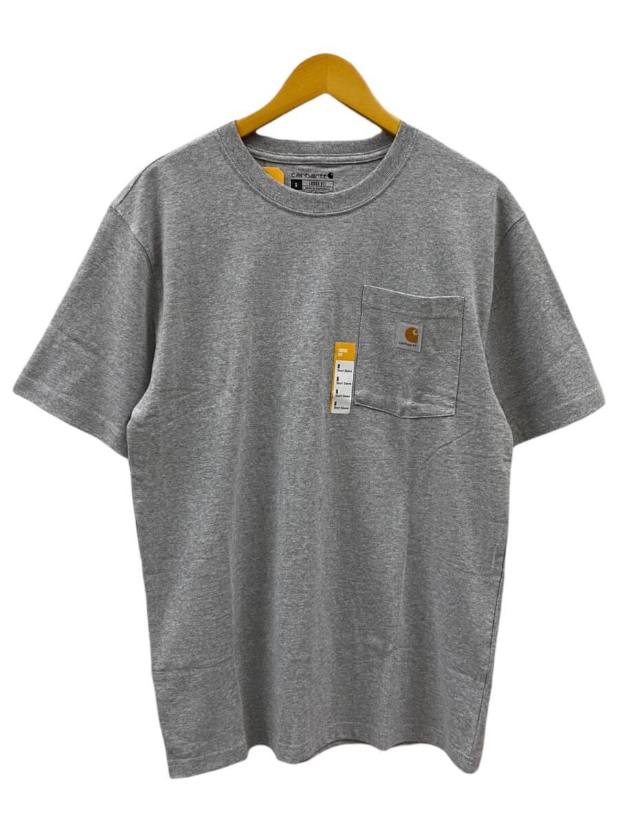 Carhartt (カーハート) S/S POCKET T-SHIRT ポケットTシャツ K87-M 半袖 カットソー S ヘザーグレー メンズ/078_画像1