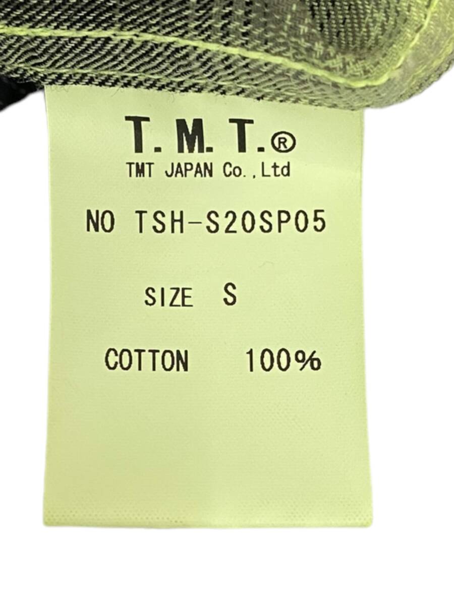 TMT (ティーエムティー) バッファローチェック 半袖シャツ S TSH-S20SP05 S イエロー×ブラック メンズ/078_画像4