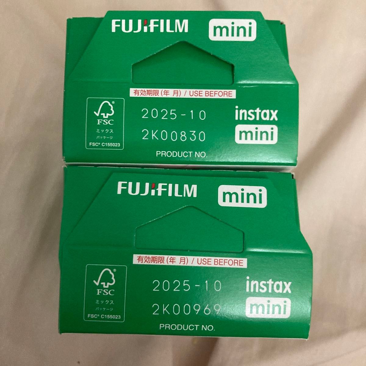 新品未使用 FUJIFILM instax mini 40枚 チェキ用フィルム