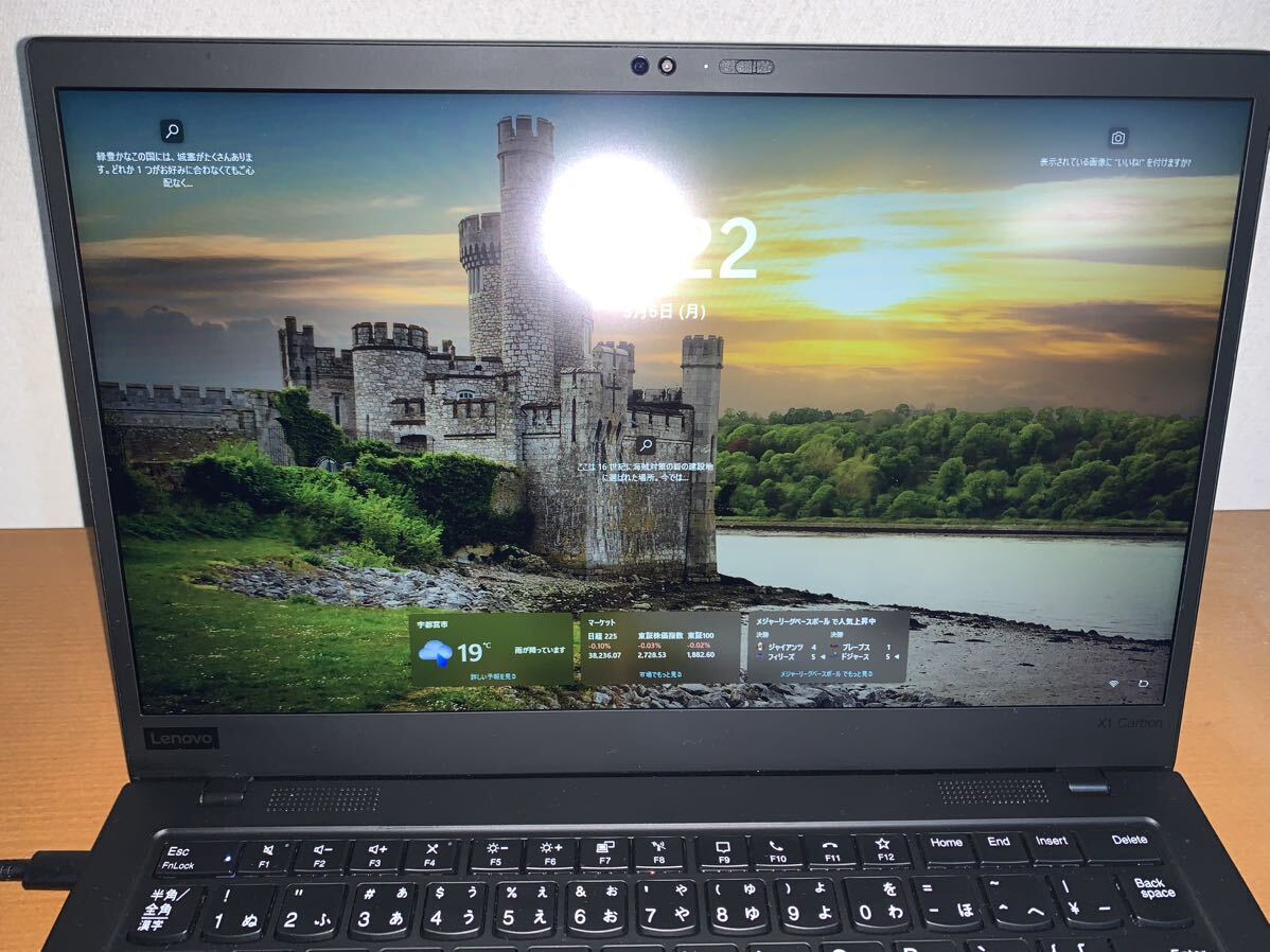 Lenovo レノボ ThinkPad X1 Carbon 8th i7-10610U 16GB SSD256GB_画像5