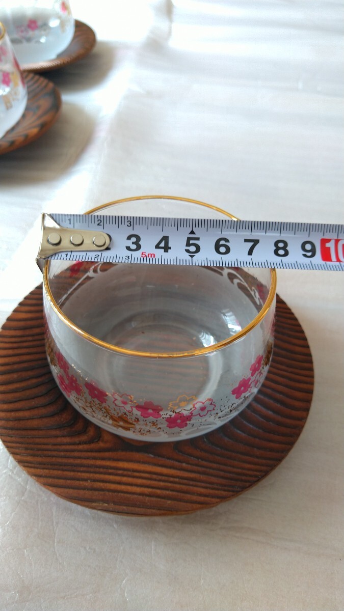 昭和レトロ 　冷茶セット グラス コップ_画像6