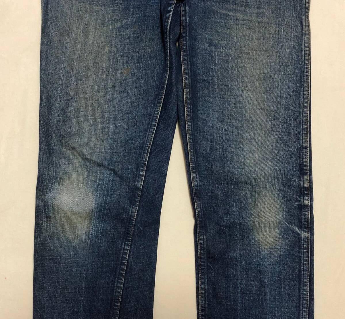 60S70S LEVIS Levi's 606BIGE stamp 8 dark blue rare size! absolute size approximately W34 -inch repair ending [ besides Vintage exhibiting!]