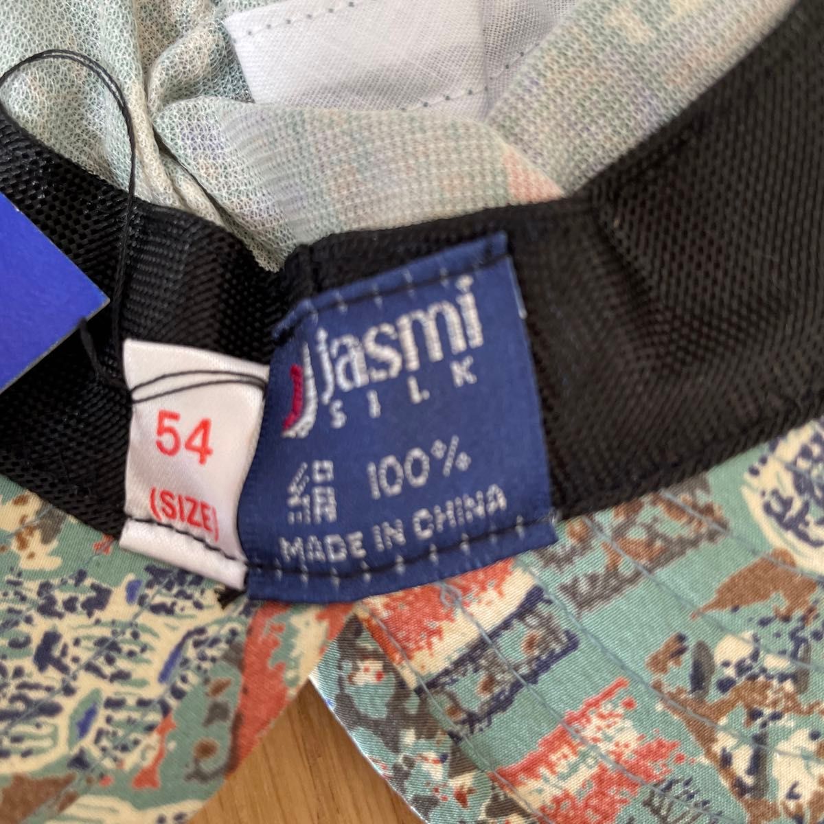 【新品未使用品】jasmi ジャスミ   帽子 54サイズ 絹100%