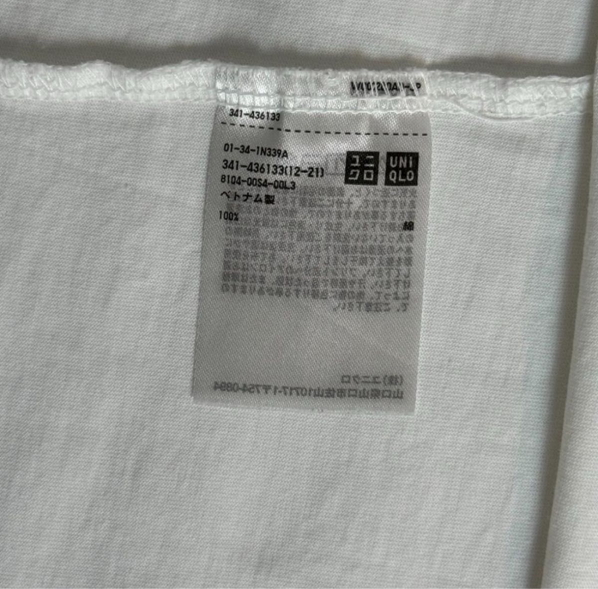 UNIQLO +J ユニクロ ジルサンダー コラボ 無地 Tシャツ サイズXS 半袖 ホワイト コットン トップス