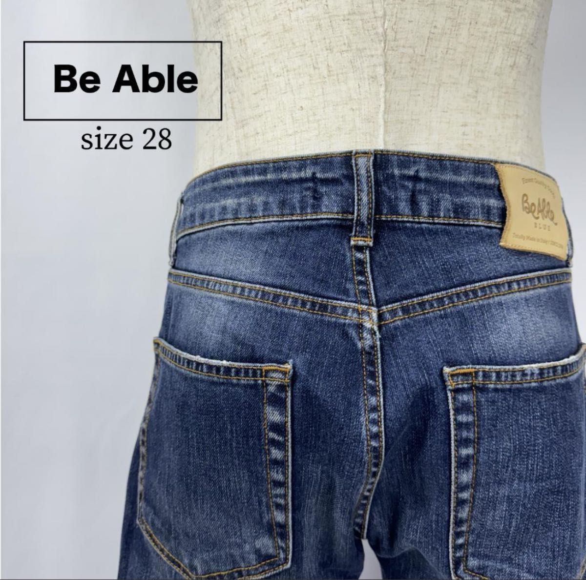 Be Able ビーエーブル イタリアブランド デニム パンツ サイズ２８ ジーパン ジーンズ 