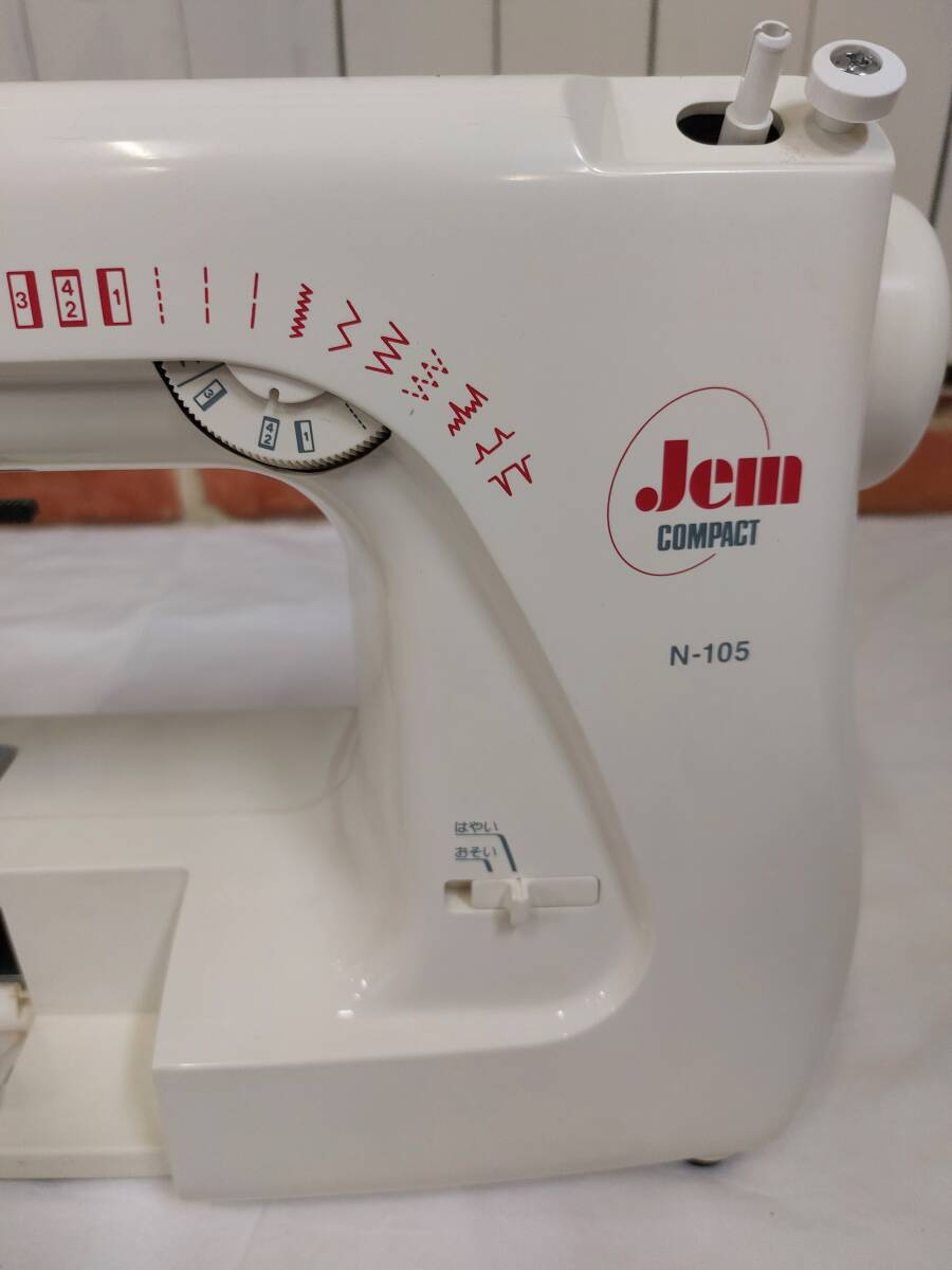 ■中古■JANOME MODEL 639 Jem compact N-105 ジャノメ コンパクトミシン 簡易動作確認済み_画像5