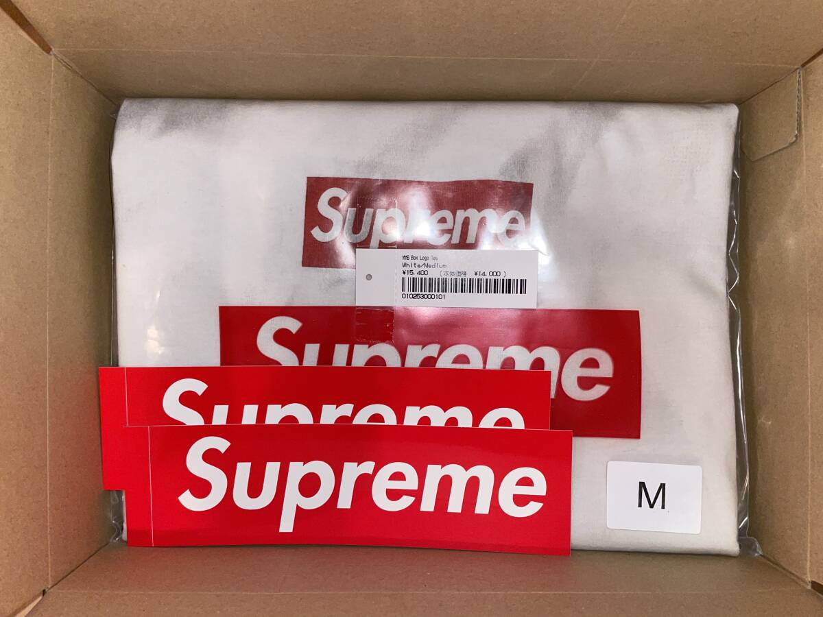 新品 週末限定価格 人気サイズM Supreme MM6 Maison Margiela Box Logo Tee シュプリーム マルジェラ ボックスロゴ 木村拓哉 キムタク着用_画像1