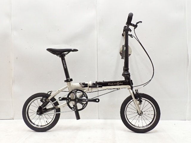 【未走行】DAHON ダホン K1 折り畳み自転車 コンパクトフォールディングバイク ブラック 14インチ 配送/来店引取可 ∩ 6E36E-2の画像1