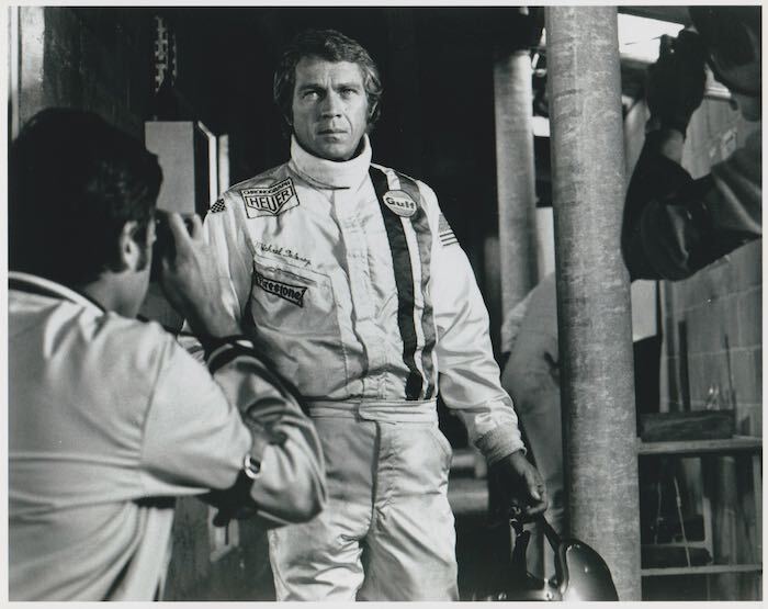 栄光のルマン　スティーヴマックイーン　やや経年劣化　Steve McQueen　映画　写真　輸入　約20.3x25.4cm　23393_画像1