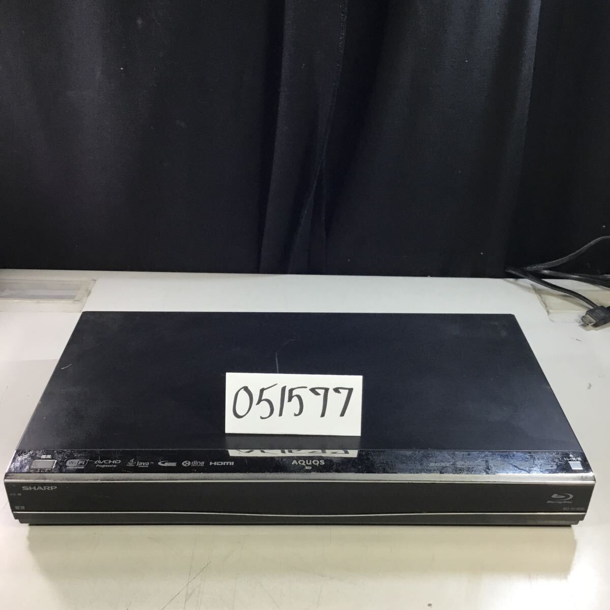 【送料無料】(051577F) 2014年製 SHARP BD-W1600 ブルーレイディスクレコーダー ジャンク品_画像1
