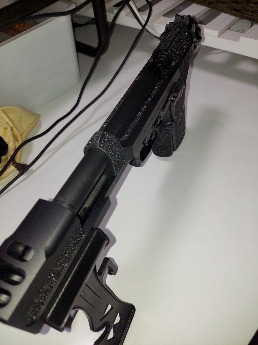 コンペンセイター付】東京マルイ M92F 豪華外装カスタム|Yahoo コンペンセイター付】東京マルイ M92F 豪華外装カスタム|Yahoo