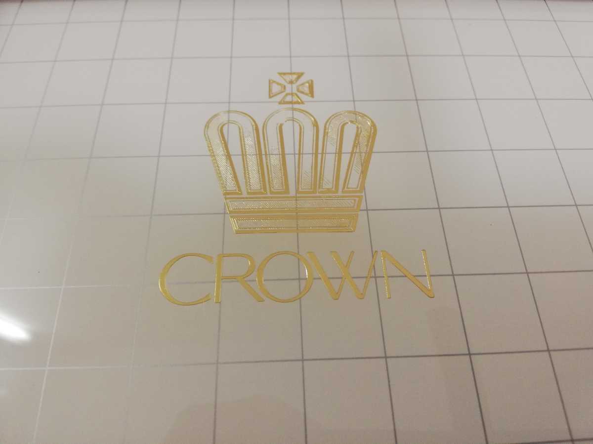 希少 クラウン CROWN 非売品 パネル時計★MS125 初代 RS40 MS50 MS60 クジラ MS80 MS90 MS100 ベンツマスク MS112 鬼クラ 当時物 旧車 レア_画像5