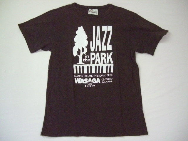 JAZZ IN THE PARK ジャズインザパーク★70s 70年代 80s 80年代★ラバープリント ヴィンテージ vintage ビンテージ Tシャツ アメカジ 古着_画像1