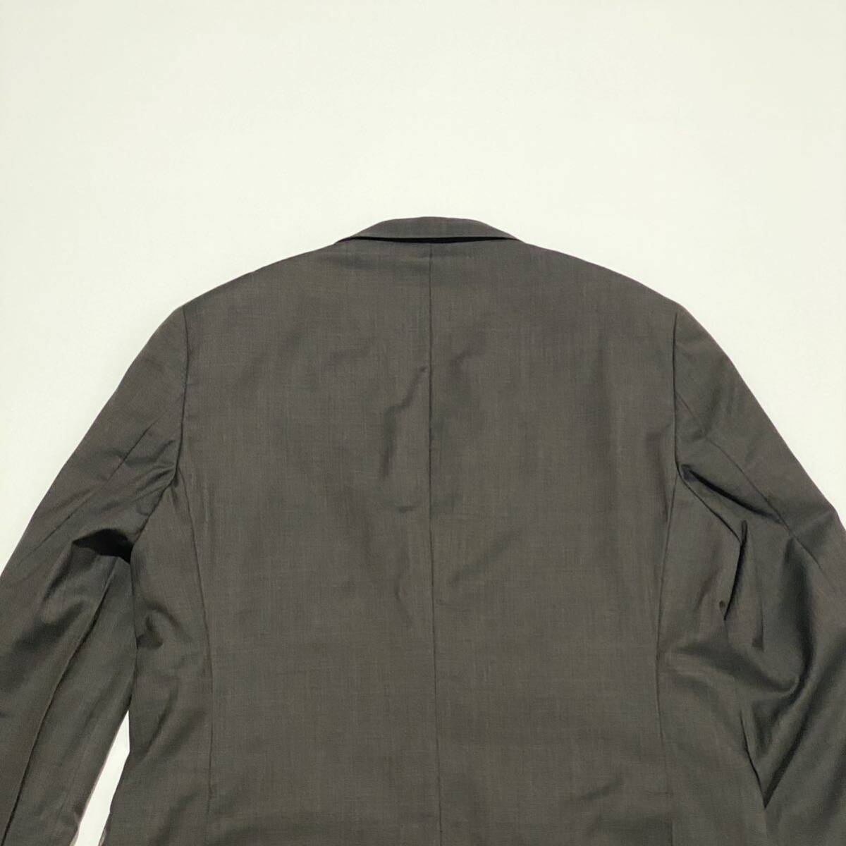【輸入品】BALMAIN バルマン テーラードジャケット ダークグレー 総裏 シングル 紳士服　スーツ 古着卸　大量_画像6