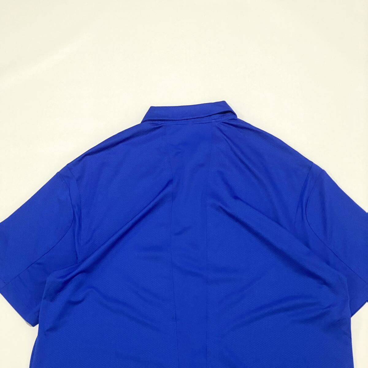 【輸入品】NIKE GOLF ナイキゴルフ DRI-FIT 半袖ポロシャツ ロゴ刺繍 大きいサイズ XL ゴルフウェア アメリカ 青 大量_画像7