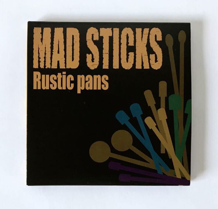 紙ジャケCD +DVD Rustic Pans MAD STICKS マッドスティックス スティールパンの画像1