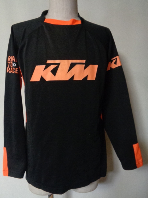 KTM RACING　ライディングシャツ　オフロード　エンデューロ　 KTM　速乾　ロンT　_画像1