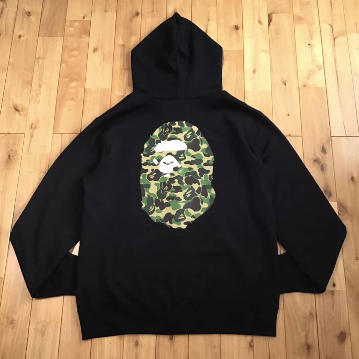 ★美品★ 3XL Ape head フルジップ パーカー a bathing ape BAPE full zip hoodie ABC camo エイプ ベイプ アベイシングエイプ XXXL m9135_画像3