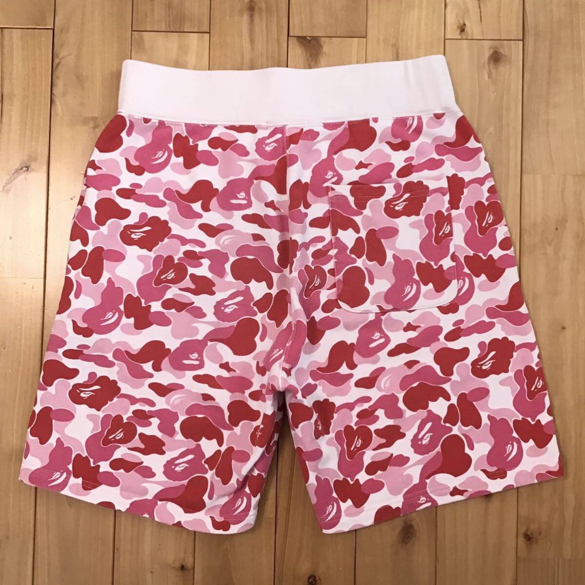 ABC camo pink スウェット ハーフパンツ Mサイズ a bathing ape ABC camo pink スウェット ハーフパンツ Mサイズ a bathing ape