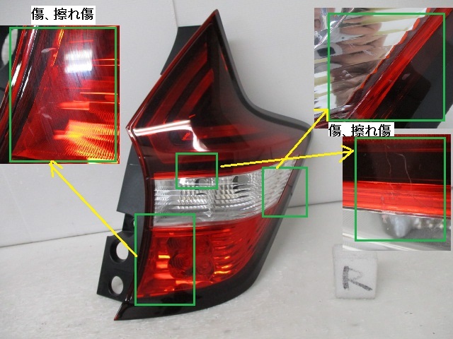 CS7325M ノート E12 後期 純正品 左右テールランプ 左右テールライト ICHIKOH D202_画像2