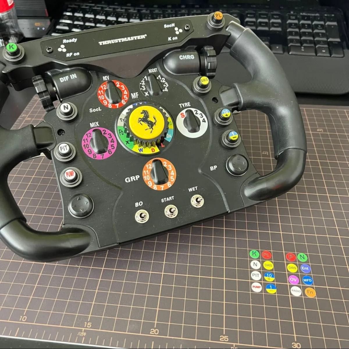 Thrustmaster Ferrari Add-On シールセット 16枚