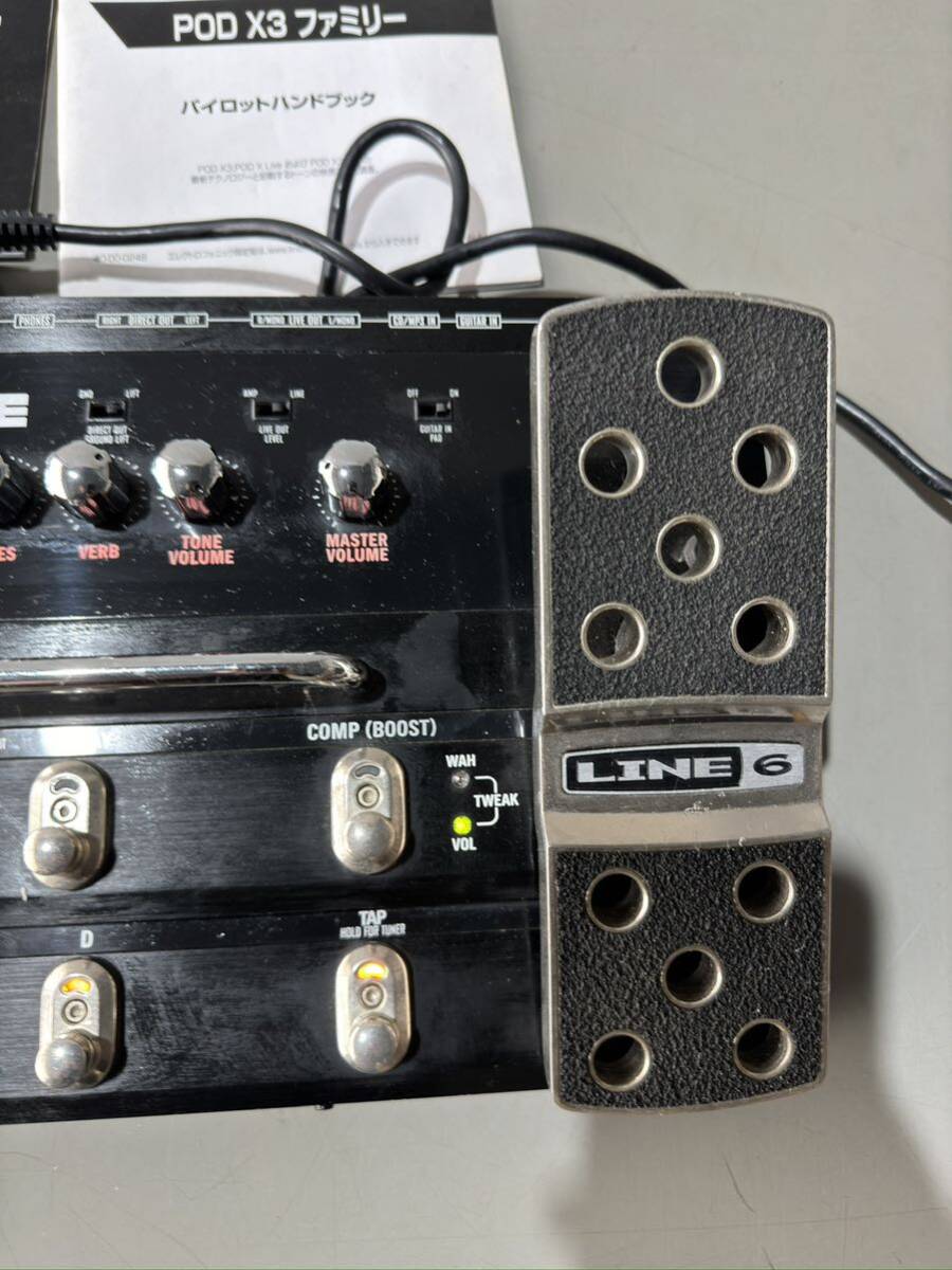 LINE6 POD X3 LIVE マルチエフェクター 現状品_画像2