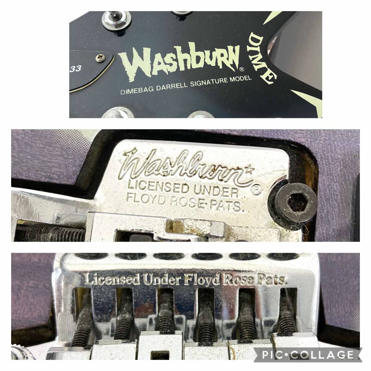 Washburn DIME-333 DIMEBAG DARRELL SIGNATURE MODEL ワッシュバーン シグネチャーモデル エレキギター ソフトケース付き Y390_画像8