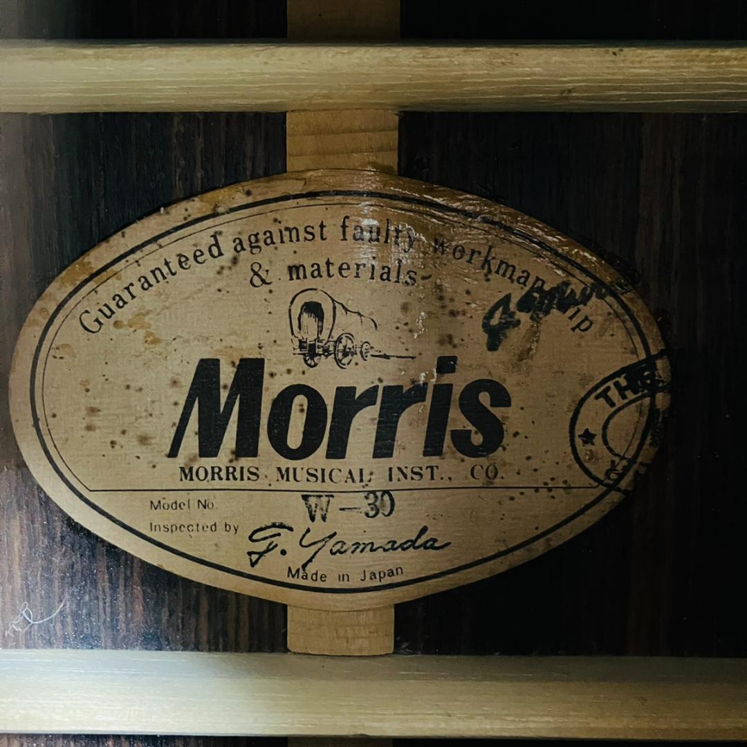 【A4731】Morris モーリス W-30 アコースティックギター ドレッドノートサイズ アコギ_画像10