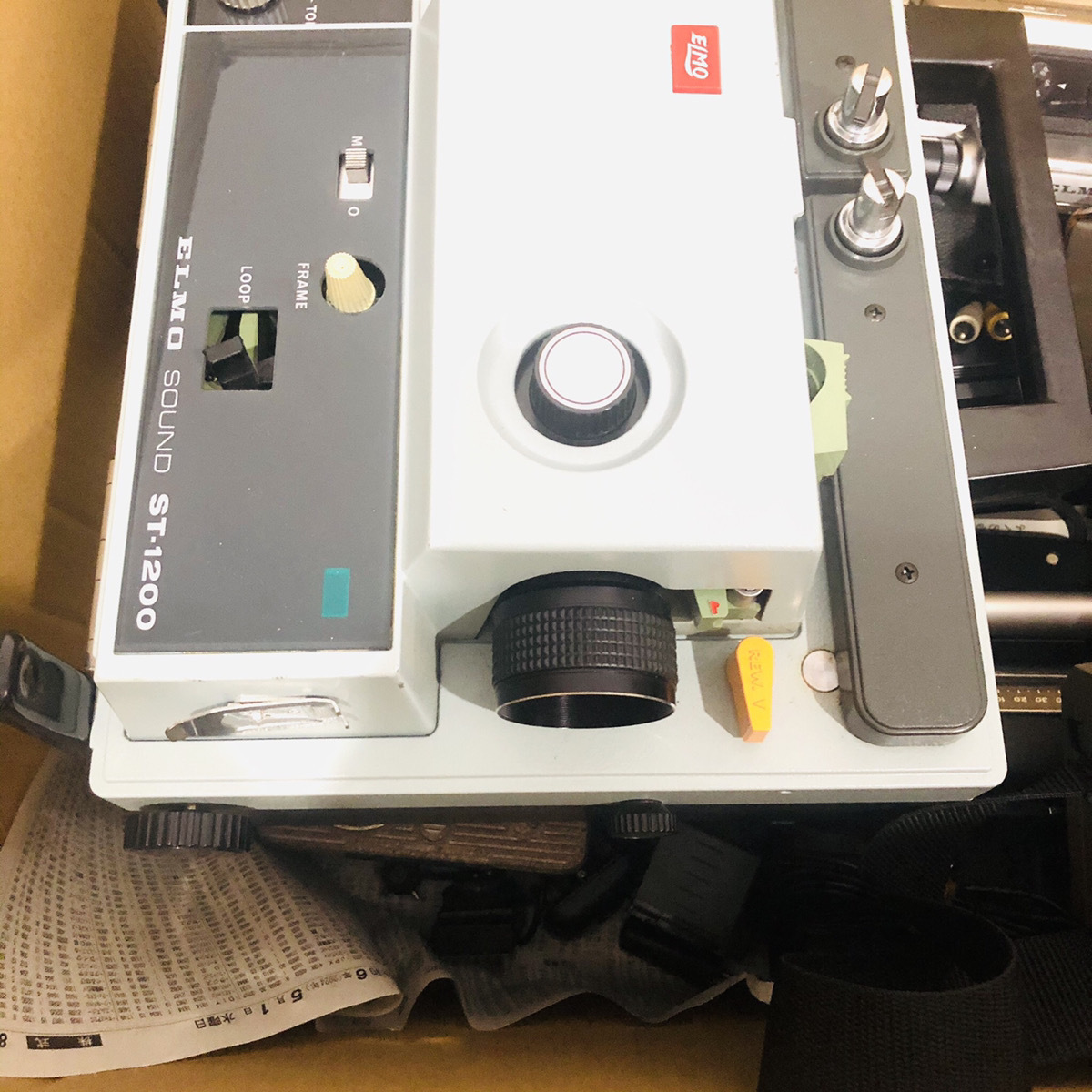 [R1341] good buy 8mm camera peripherals tripod electronic equipment large amount set sale ELMO 8S-600 Velbon part removing 