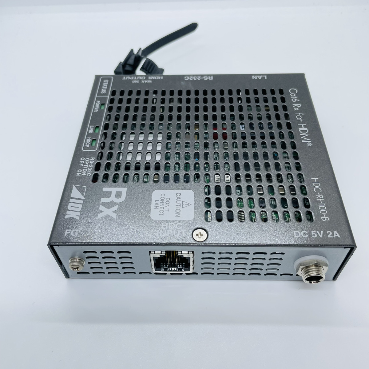 【A4569】動作品・美品！ IDK HDC-RH100-B HDBaseT受信器 アイ・ディ・ケイ HDMI 延長器 4K@30対応_画像3