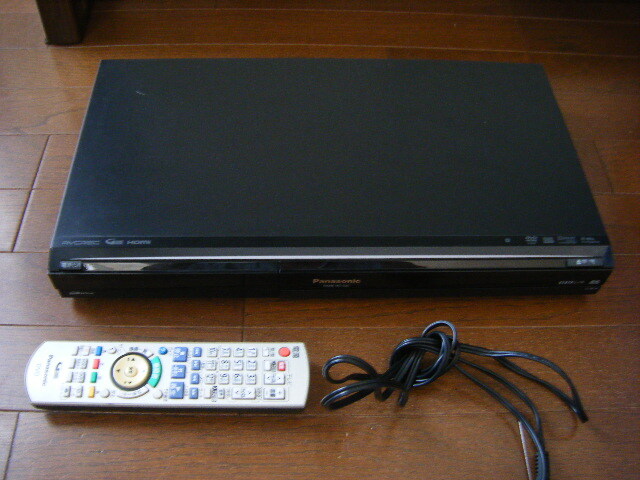 Panasonic HDD installing DVD recorder DMR-XE100 remote control attaching 