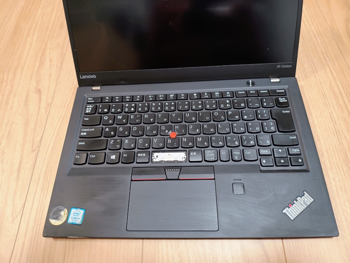 Lenovo Thinkpad X1 Carbon 5th/Core i5-7200U/8GB/SSDなし/OSなし/の画像3