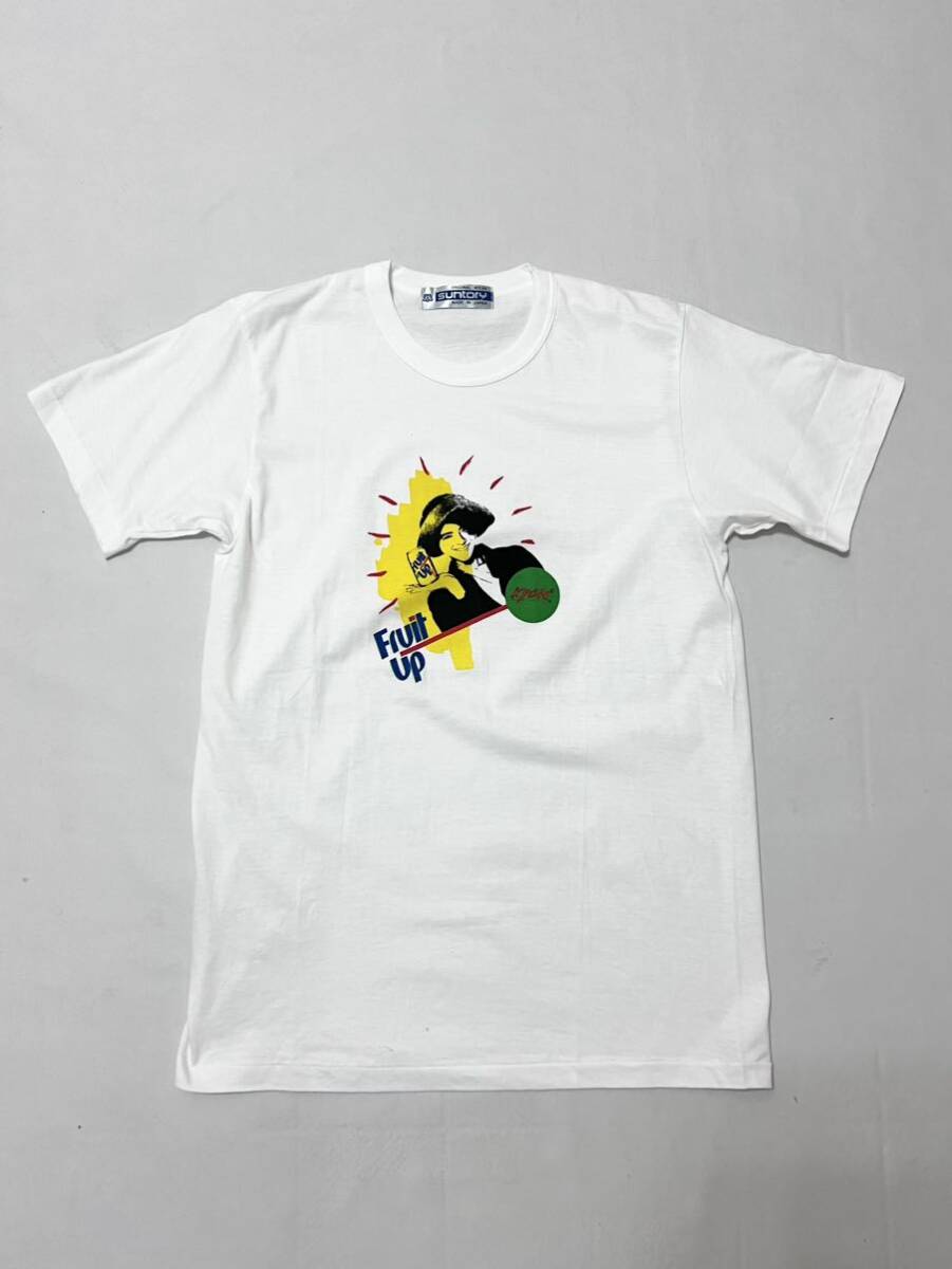 未使用品 80s 小泉今日子 Kyon2 サントリー FRUITS UP フルーツアップ Tシャツ_画像4